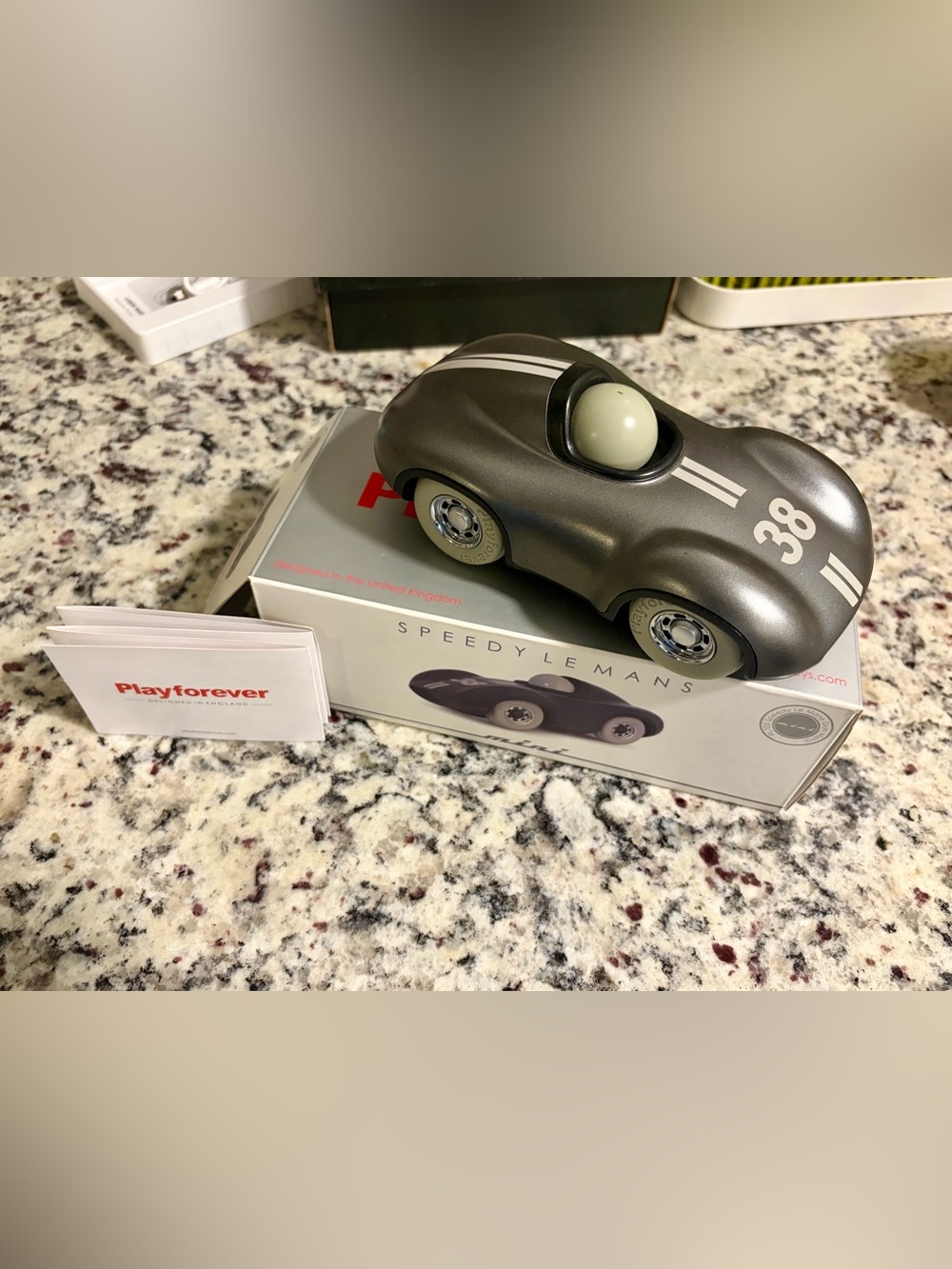 Playforever Mini Speedy Le Mans (Gunmetal Grey, Model PL705)